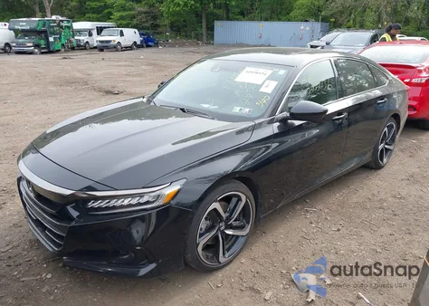 2021 Honda Accord Sport 2.0T из США, поврежденный, VIN 1HGCV2F38MA018937